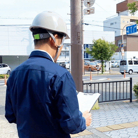 完了報告書による工事履歴の共有と定期点検の実施