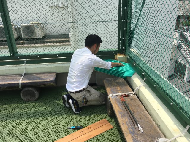 育徳園メンテナンス工事