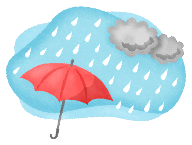 雨の日の工事について