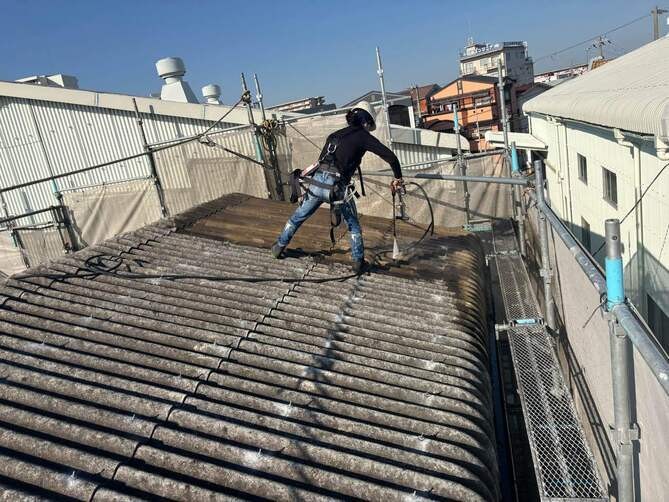 塗装前の高圧洗浄について